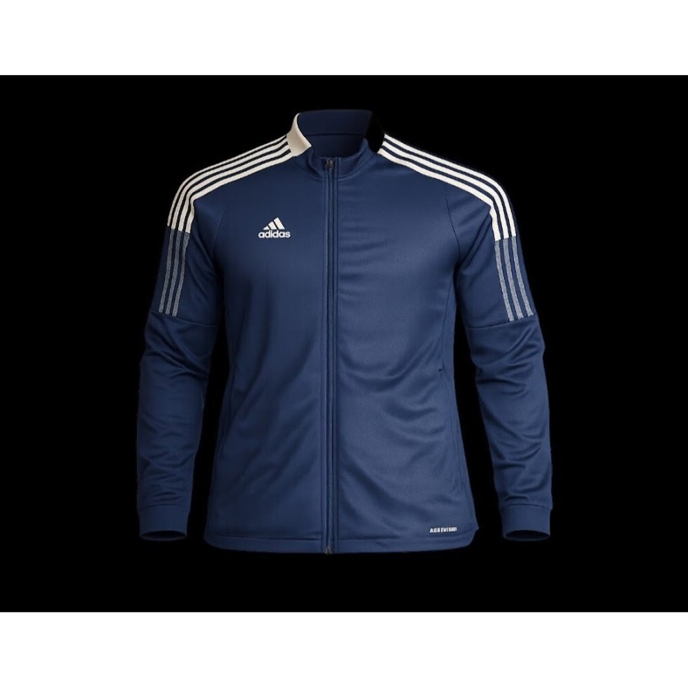 Adidas Mens Tiro Track Jacket‎ Navy Blue 4X Training Full Zip Sportswear 1097